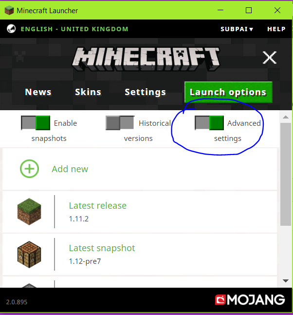 Minecraft параметры jvm